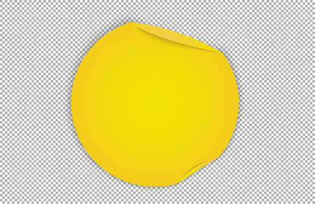 Transparent Sunny weather sign made by folded paper. Vector illustrationのイラスト素材