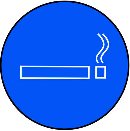 smoking area signのイラスト素材