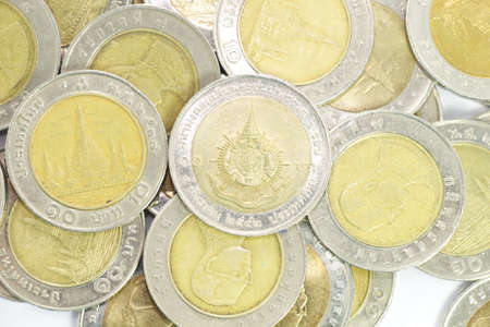 group of 10 thai baht coin 