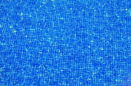 Blue ripped water in swimming pool