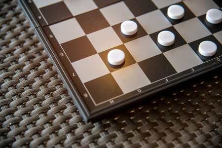 checker board with checkers game