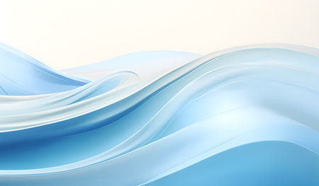 Abstract blue background with smooth linesの素材