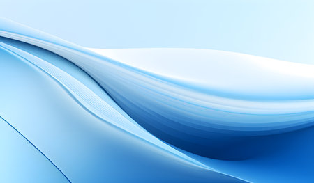 Abstract blue background with some smooth lines in itの素材