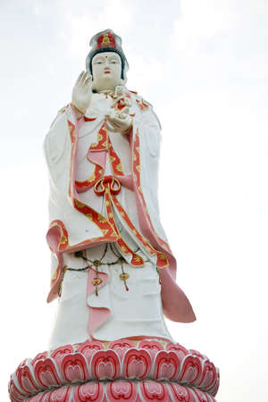 The Goddess of Mercy, known as Quan Yin or Guan Yin or Guan Yim. Chinese god.aの写真素材