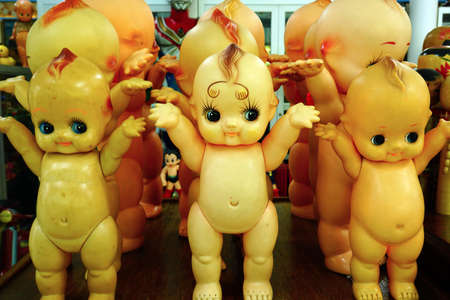 AYUTTAYA, THAILAND - JANUARY 21: Collection of Toys called KEWPIE at Million Toy Museum on JANUARY 21, 2016のeditorial素材