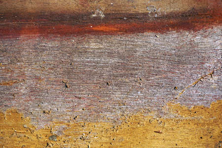 texture of old wood with cracks in contextの写真素材