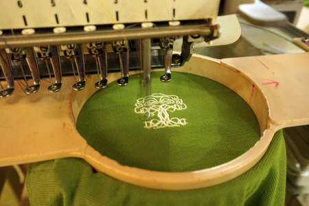 Machine embroideryの写真素材