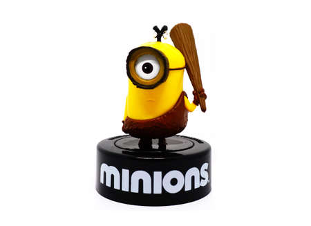Bangkok,Thailand - September 15, 2016: Cro-Minion fictional character from Minions animated 3D film produced by Illumination Entertainment for Universal Pictures.のeditorial素材