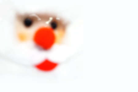 Santa claus doll blurred abstract, Merry Christmas backgroundの写真素材
