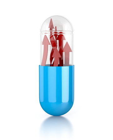 pill representing drug for erectile dysfunctionの写真素材