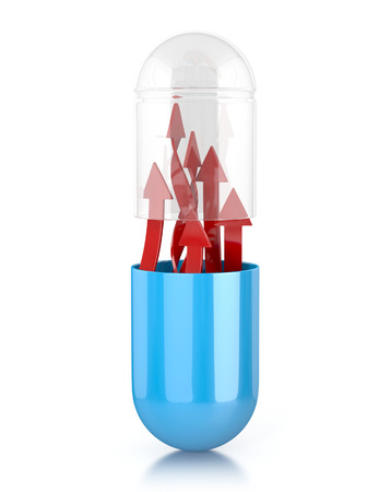 pill representing drug for erectile dysfunctionの写真素材