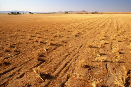 Wheat field in the middle of the Sahara desert, Morocco.の素材