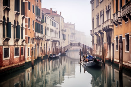 Grand canal in Venice, Italy.の素材