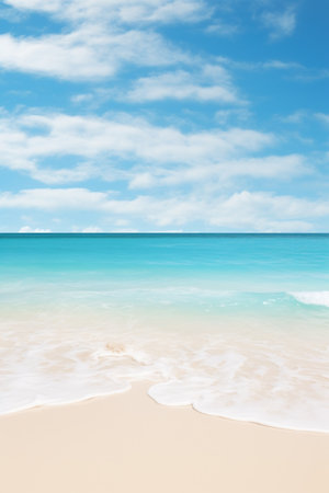 Beautiful beach and tropical sea. Perfect background for your project.の素材
