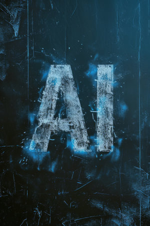 Blue and Black Background With the Letters A and Aの素材