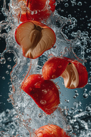 A Group of Floating Cashewsの素材