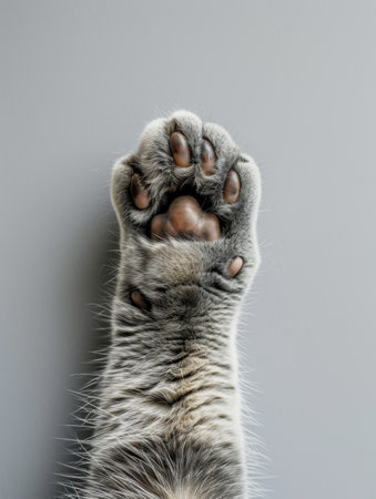 A Cats Paw Stretched Out in Plain Sightの素材