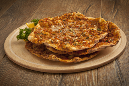 Turkish pide lahmacun - Stock Imageの写真素材