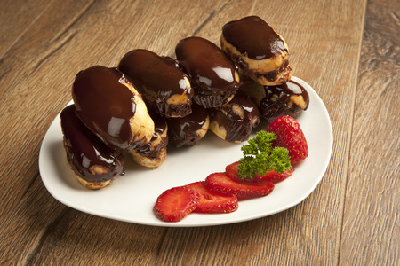 German Dessert _ ekler pasta turkish
