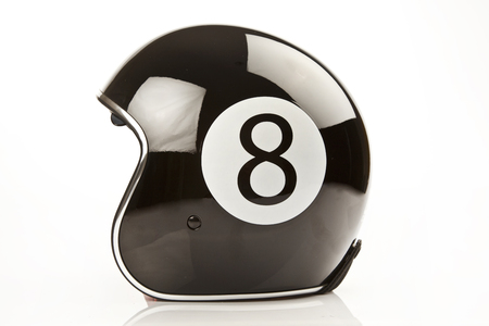 Motorcycle Helmet isolated white background