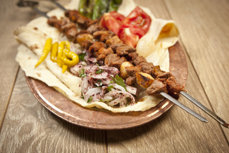 Turkish Sis Kebabの写真素材