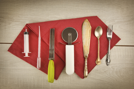 Kitchen Tools for food styling prepare cooking equipmentsの写真素材