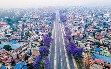 Aerial view of city, travel, urban, aerial, tourism, view, landscape, town, beautiful, landmark, background, building, architecture, skyの写真素材