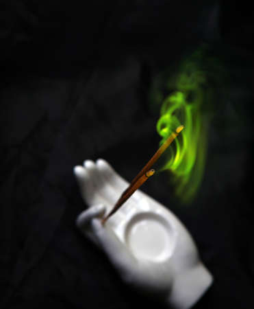 Incense stick studio workの写真素材