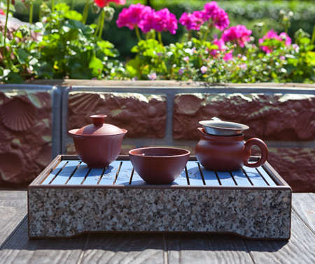 Chinese ceramic teapot tea