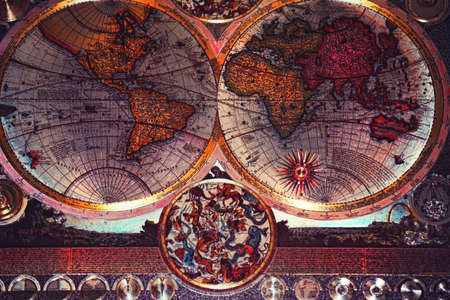 Old Map Background vintage travel Earth