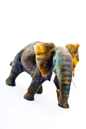 Elephant figure Animal studio quality lightの写真素材