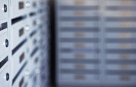 Mail Box Macro Backgroundの写真素材