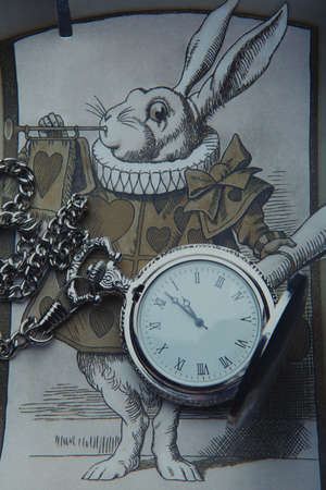 Rabbit vintage clock retro wallpapers