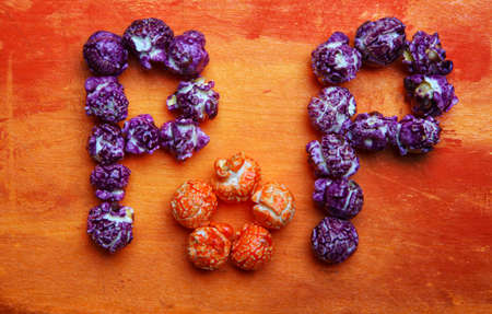 Pop Corn Text Studio qualityの写真素材
