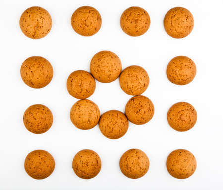 oatmeal cookies studio qualityの写真素材