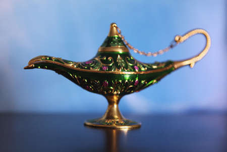 Arabian Metal Vintage Lampの写真素材