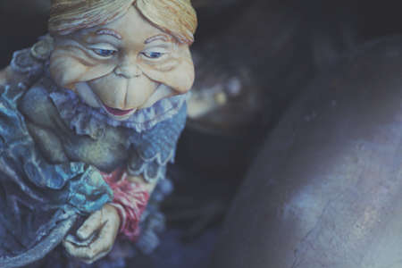 Garden Gnome Decoration springの写真素材