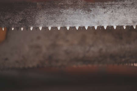 Old Metal sawtooth backgroundの写真素材