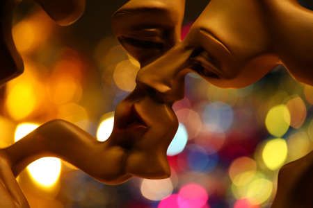 Kiss Silhouette studio workの写真素材