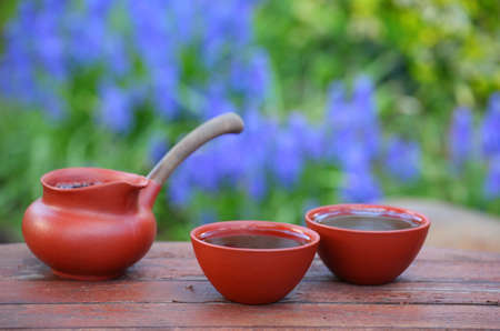 Black Chinese Tea garden