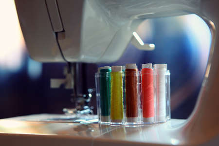 Sewing Machine accessories stringsの写真素材