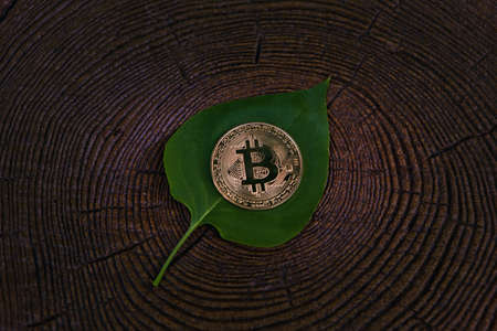 bitcoin coin studio qualityの写真素材