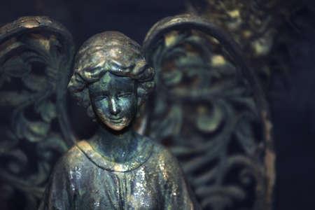 Old stones figure Angleの写真素材