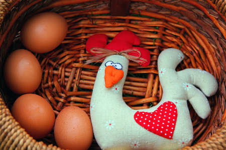 Toy Chicken basket