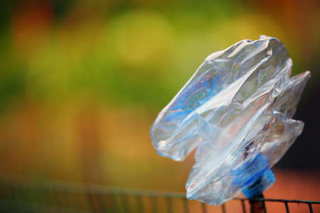 plastic bottle ecology gardenの写真素材