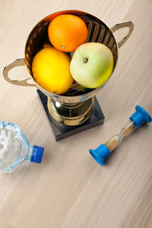 Gold Cup Fruitsの写真素材