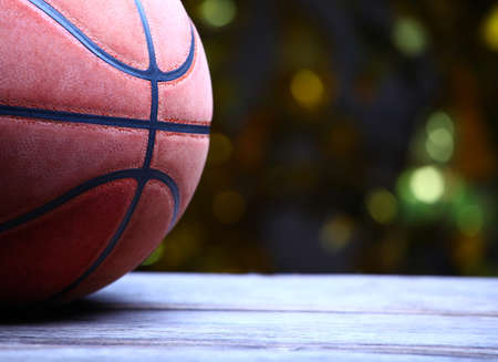 basketball ball gold bokehの写真素材