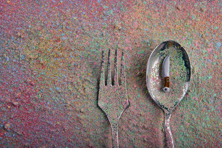 spoon fork chalk studio small knife