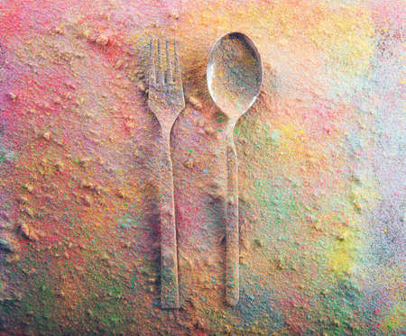 spoon fork chalk studioの写真素材