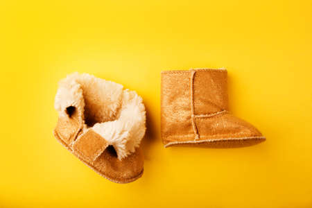 Baby wool shoes studio
